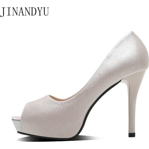 Stiletto 10cm High Heels Platform Shoes Women Dress Black Pump Heel Sexy Shoes for Women High Heels Sex Open Toe Shoes Wedding