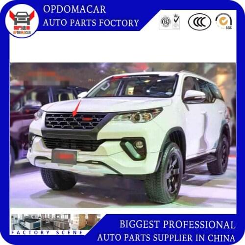 High quality Modificate ABS car front grille racing grills grill for Fortuner 2016 2017 2018 grills
