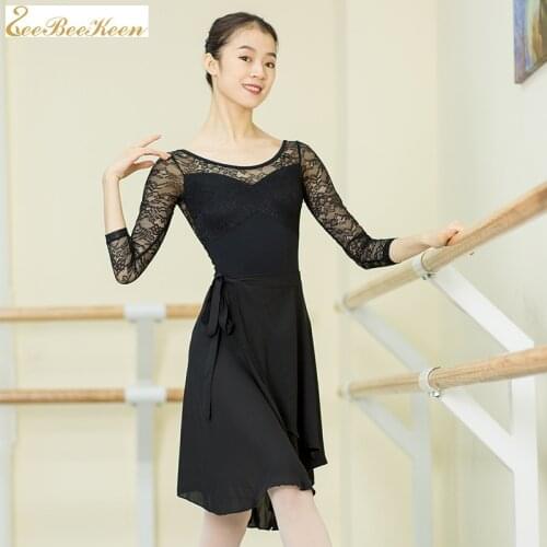 Adult Ballet leotards gymnastics Clothes for Women Sexy black lace Clothing Dance Yoga lycra Bodysuit Dancewear for girls