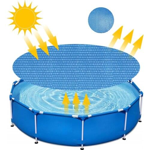 Swimming Pool Cover Protector, for 8 10 ft Round Solar Swimming Pool Blanket Insulation Film, Dustproof for Outdoor, Garden