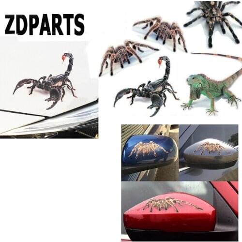 ZDPARTS Car Spider Emblem Truck Motor Window Stickers Cover For Hyundai i30 ix35 ix25 Solaris Tucson 2017 Mazda 3 6 cx-5 Subaru