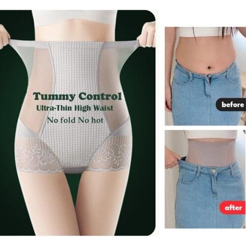 Womens Lingerie High Waist Trainer Abdomen Control Brief Woman Tummy Slim Panties Shapewear Underwear Female Summer Body Shaper