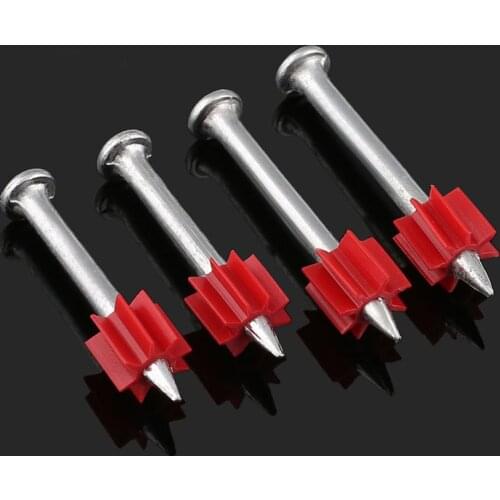 25 Pcs 22/52mm Hard Cement Wall Steel Nail Shoot Nail Hardened Advertising Nails