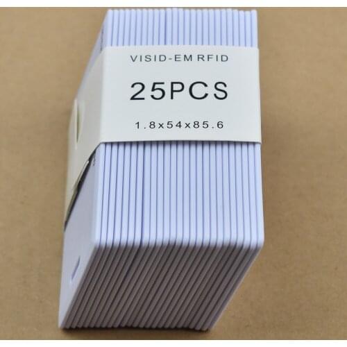 25pcs/lot 125KHz rfid tag EM ID TK4100/EM4100 Thick Card Access Control System card RFID Card