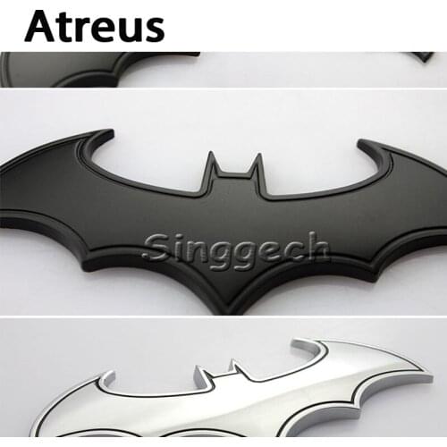 Atreus 1pcs Car styling Bat Cartoon Stickers for Nissan qashqai Skoda octavia a5 a7 citroen c4 c5 alfa romeo 159 Accessories