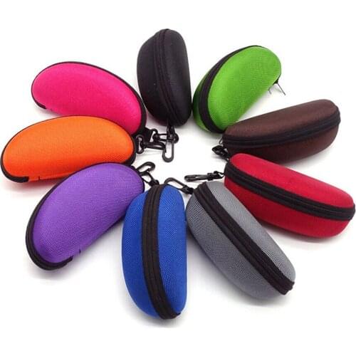 Sunglasses Reading Glasses Carry Case Bag Hard Zipper Box Travel Pack Pouch Women Men Portable Eyewear Cases