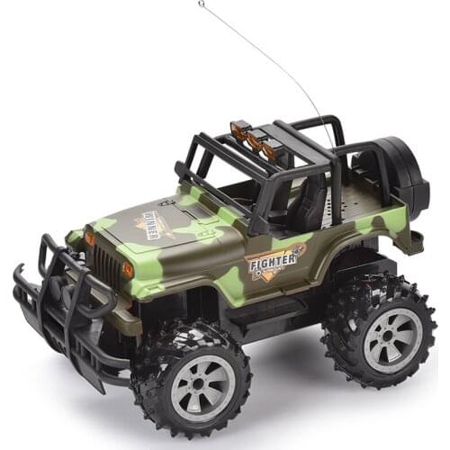 Remote control off-road vehicle big wheel camouflage off-road vehicle four-way mountain competition remote control toy car 1:16