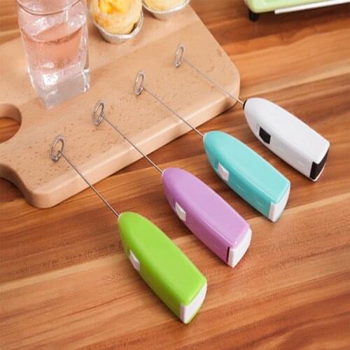 Electric Milk Frother Egg Beater Kitchen Drink Foamer Whisk Mixer Stirrer Coffee Cappuccino Creamer Whisk Frothy Blend Whisker