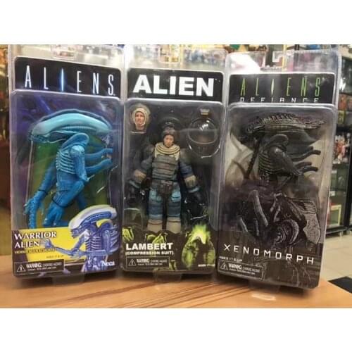 Movie characters aliens vs predator blood toys ALIENS eleventh wave combat alien astronaut Kenner edition model action figure