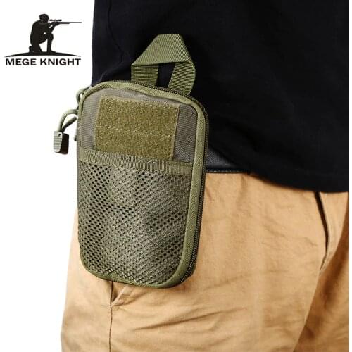Mege New Tactical Camouflage Pouch Oxford Waterproof Military Equipment Waist Bag EDC Bag Men Wallet Phone Bag Tactical Gear
