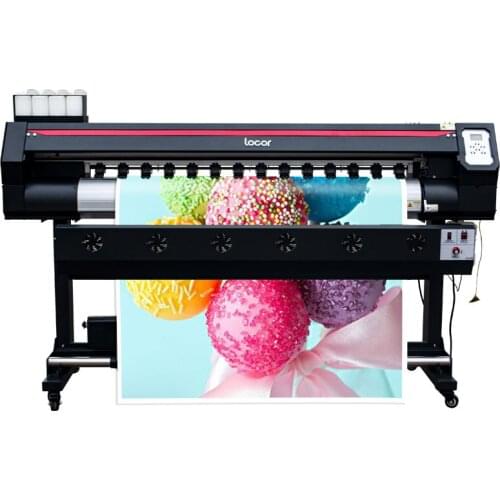 Cheap Digital Wide Format Printer 1440 High Resolution Continous Inkjet Printer With Rip 1.6M Large Eco Solvent Printer