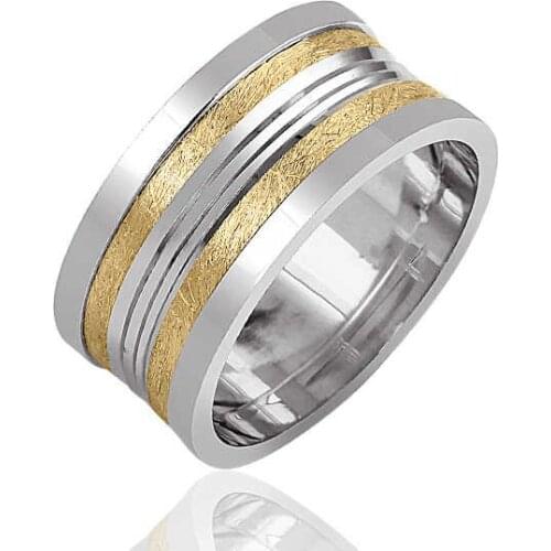 Silver Gold Plated Wedding Ring