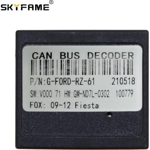 SKYFAME Car canbus box for Ford Fiesta 2009-2012 special DECODER