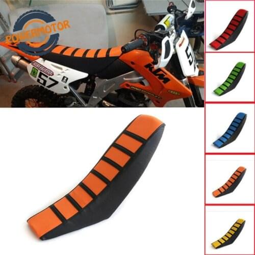 Universal Motorcycle Seat Cushions Seat Cover Gripper Soft Off-road for SX XC EXC XC-W SX-F 85 105 125 150 200 250 300 350