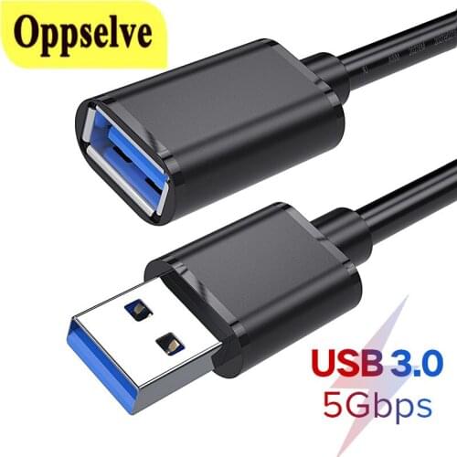 USB Extension Cable USB 3.0 Cable For TV PS4 Xbox SSD 5GB USB3.0 Extender Data Cord Male To Female USB Extension Wire Connector