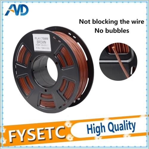 1.75 pla/abs Filament Brown Color Top Quality 1.75mm 1KG PLA/ABS Filament Printing Materials For 3D Printer Exturder /3d Pen