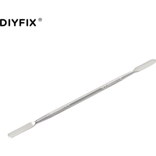 DIYFIX 7.3inch Repair Opening Tool Metal Spudger Pry Bar Stick for iPhone iPad Samsung Mobile Phone Laptop Tablet Screen Opener