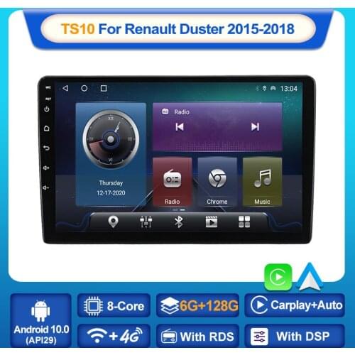 MEKEDE TS10 TS18 For Renault Duster 2015 - 2018 Car Radio Multimedia Video Player Navigation GPS Android 10 No 2din 2 din dvd