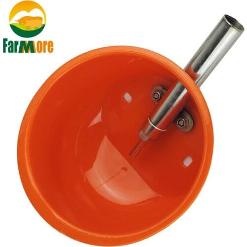 Automatic Water Feeder Plastic Trough Bowl Piglets Goat Sheep Dog Farm Animal L