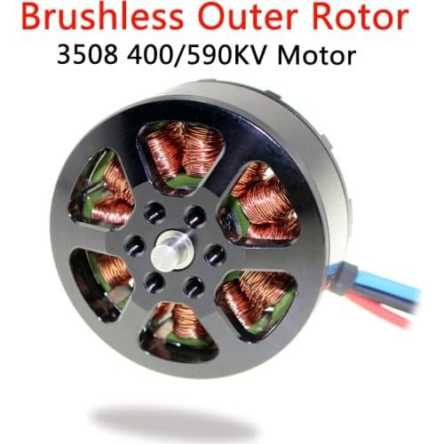 Brushless Outer Rotor 3508 400/590KV Motor RC Drone Multi-axis Four-axis Power Motor