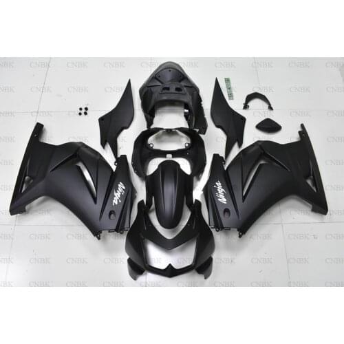 For EX 250 2008 - 2014 Abs Fairing Ninja 250R 2014 matte Black Bodywork for Kawasaki Zx250r 2012 Bodywork Unpainted