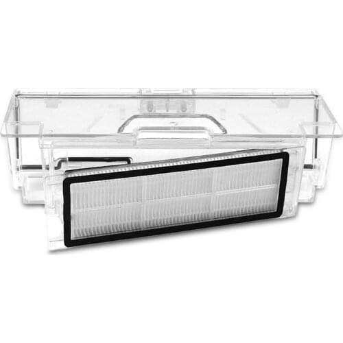 Robot Vacuum Cleaner Dust Bin Box HEPA Filter for xiaomi 1 robotic Vacuum Cleaner Filter Parts Accessories