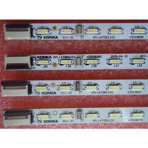 FOR konka LED47X8100PDE Article lamp KPL+470B1LE02 35018076 35018077 1piece=60LED 525MM