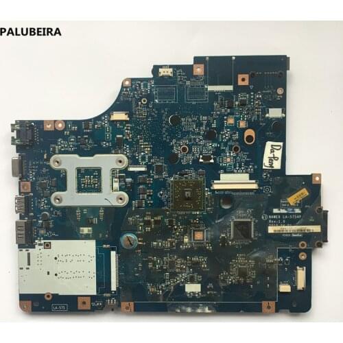 PALUBEIRA Laptop motherboard for Lenovo IdeaPad Z565 G565 NAWE6 LA-5754P original mainboard No-HDMI tested work