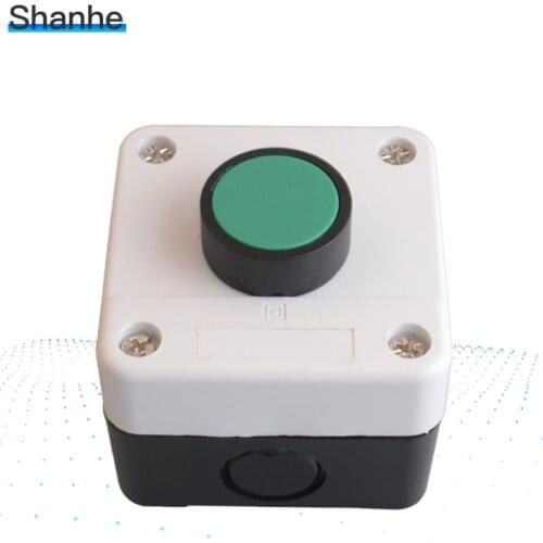 Momentary Push Buttton switch with 1NO enclosure Flush head control switch box Pushbutton box 1 way