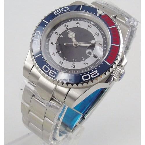 40mm Sterile Dial Sapphire Glass Ceramic Bezel MIYOTA 8215 Automatic Movement Mens Watch