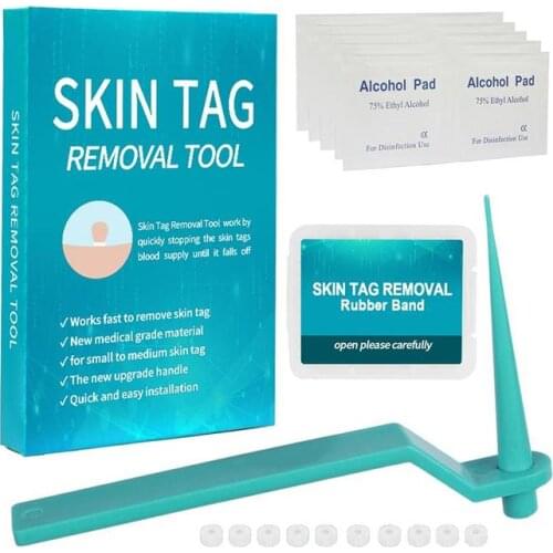 1 Set Skin Tag Removal Kit Home Use Mole Wart Remover Equipment Micro Skin Tag Treatment Tool Easy To Clean Skin Care Tool