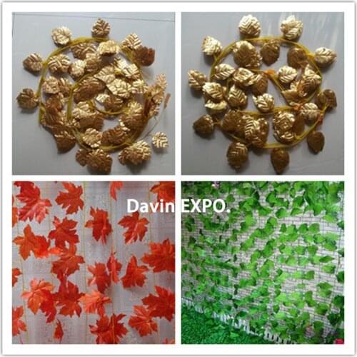 New 12pcs 230cm Artificial Silk Flower Vine Wedding Plant Ivy Garden Home diy Decoration flower supplies fake flower garland