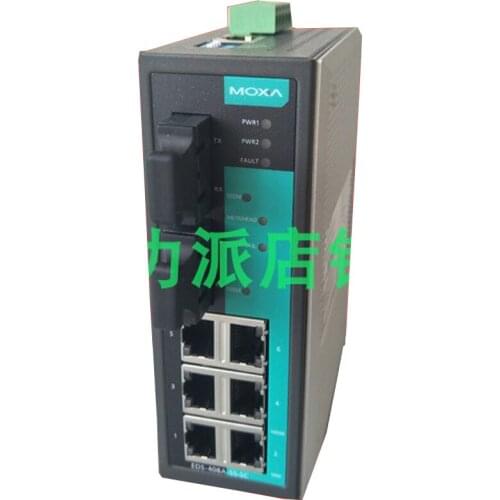 New Original Spot Photo For MOXA EDS-408A-SS-SC-T Industrial Ethernet Switch 8-Port Single-Mode
