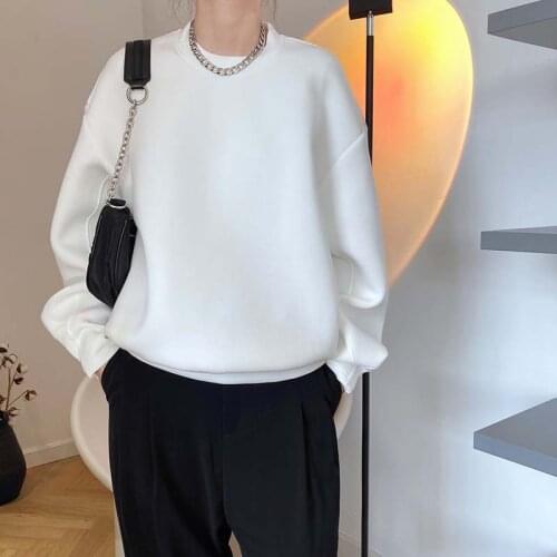 Obrix Female Streetwear Hoodie O-Neck Loose Full Sleeve Youth Style Casual Outfit For Women