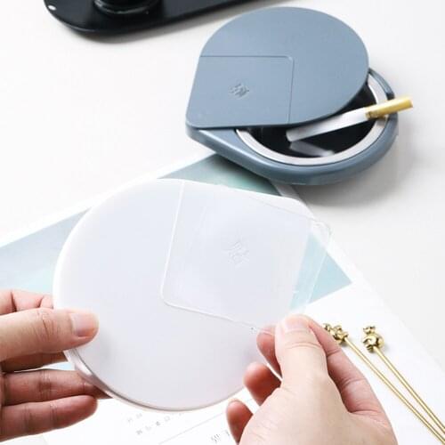 Under The Desk Ash Tray 360° Rotate Cigarettes Garbage Holder Storage Bracket Home Gadgets Smoking Supplies cigarette box new