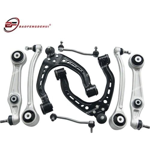 8pcs packing full sets control arm for TESLA MODEL S 2016-2020 LH/RH FRONT 1041575-00-B 1027351-00-C 1041570-00-B 1043965-00-B