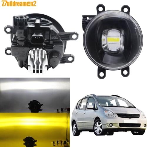 Fog Light Assembly 30W Car Front Bumper LED Lens Fog Lamp Daytime Running Light H11 12V For Toyota Corolla Verso MPV 2004-2009