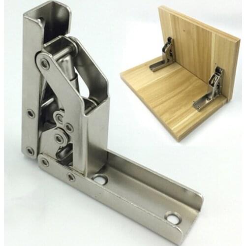 90 Degree Folding Hinge Cold Rolled Steel Door Cabinet Closet Table Hinge Furniture Corner Connection Hardware Home Accessories