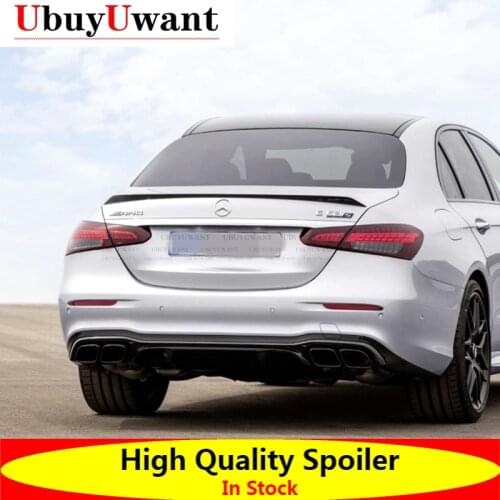 For Mercedes Benz W213 Spoiler 2020 2021 E-class E200 E300 E320 E63 Spoiler High Quality ABS Car Rear Wing Spoiler