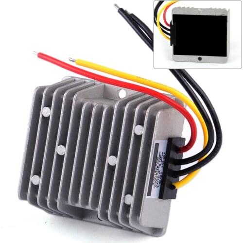 DWCX Universal Waterproof Car Power Automatic DC 8V~40V To 12V Voltage Stabilizer Regulator 6A 72W Step-down Supply Converter