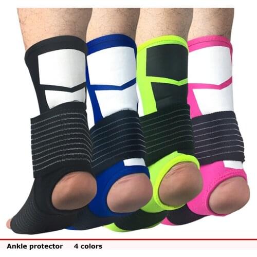 1pc Adjustable Ankle Support Pad Protection Elastic Bandage Ankle Support Sport Brace Guard Sprains Injury Wrap Heel Pad
