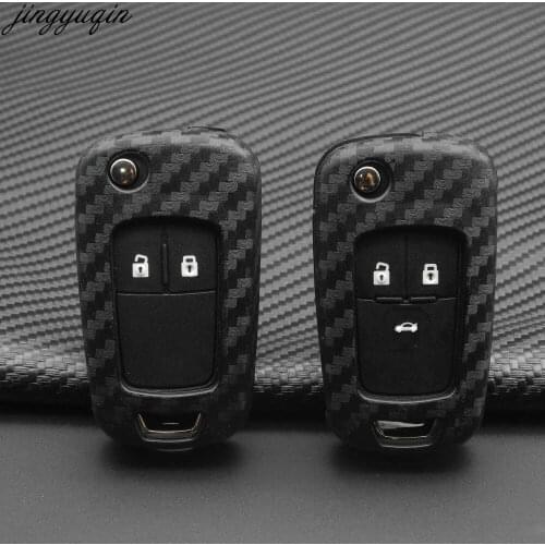 10pcs 2/3 Button Carbon Silicone Car Remote Cover Case For Opel Astra J Corsa D Zafira C Mokka Insignia Cascada Karl Adam Meriva