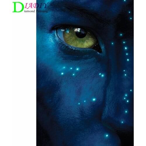 2021 New Full Round Movie Avatar Diamond drawing Diamond embroidery 5D DIY Diamond setting Home decoration gifts