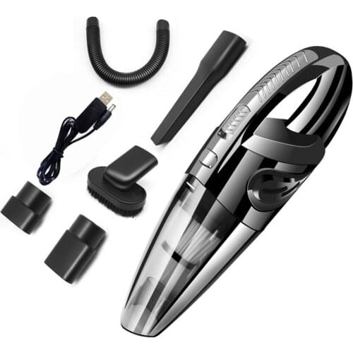 Cordless Car Handheld Vacuum Wireless Rechargeable 120w Power Wet Dry Dual-use Household Cleaner USB