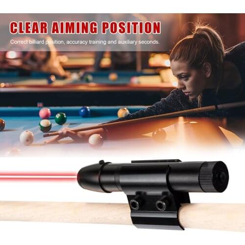 Billiard Cue Laser Sight Billiard Training Equipment Shot Action Correction Billiard Practice Device Black Eight Practice Ball