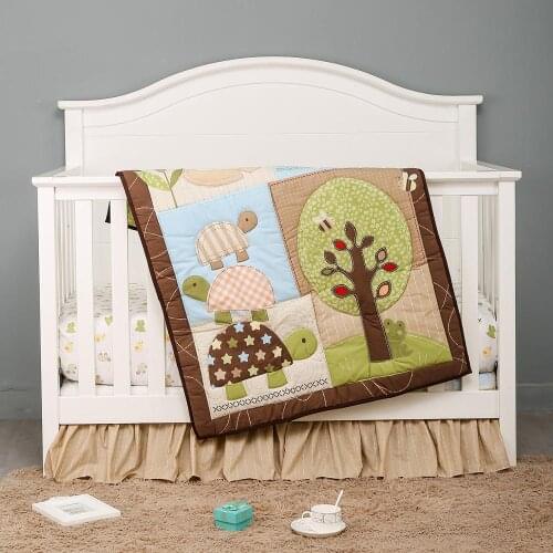 Baby Bedding Set Nursery Bedding Set for Newborn, Infants and Kids – 3PCS Crib Set Crib Bedding Set