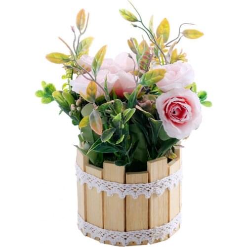 WarmHome Elegant Eye-catching Artificial Bonsai 5 Styles Realistic Looking Simulation Flower Home Decoration