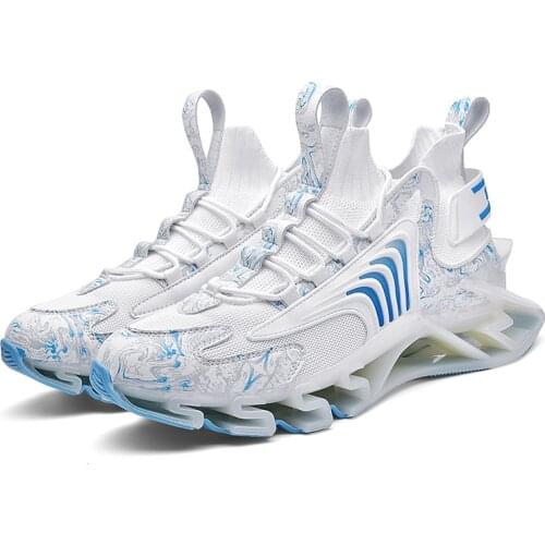 Mens Sneakers Running Shoes Colorful Upper Blade Bottom Chaussures Pour Hommes Zapatos De Hombre New Listing 2021