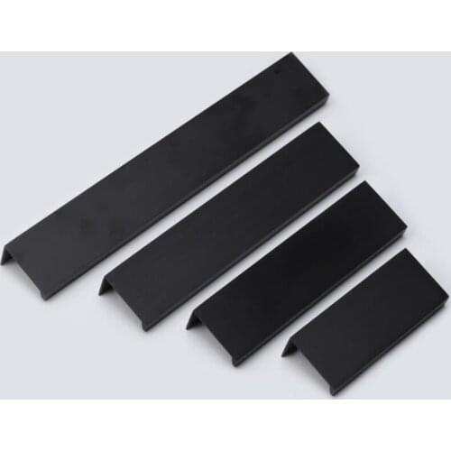 LCH Solid Aluminium Alloy Flush Pull Flush Handles Hole distance 32mm to 192mm 352mm Alloy Cabinet Handle Drawer Knob Door Pull