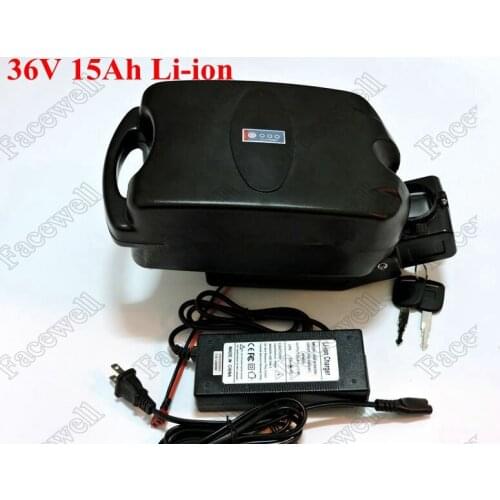 36V 15AH Lithium Battery for big power 500W Electric Bike ebike Li-ion Battery with Case BMS and charger 36V 15Ah battery pack